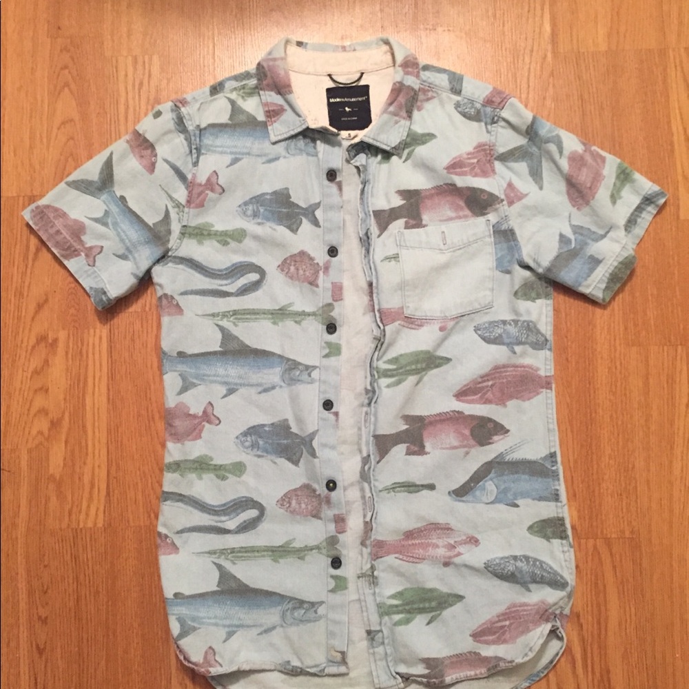 Modern Amusement Button-Down